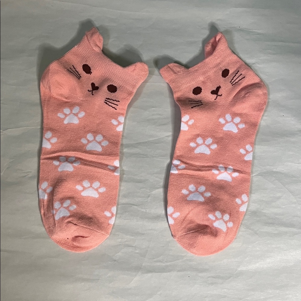 Womens Cat Paw Print Socks NWT - Picture 9 of 9